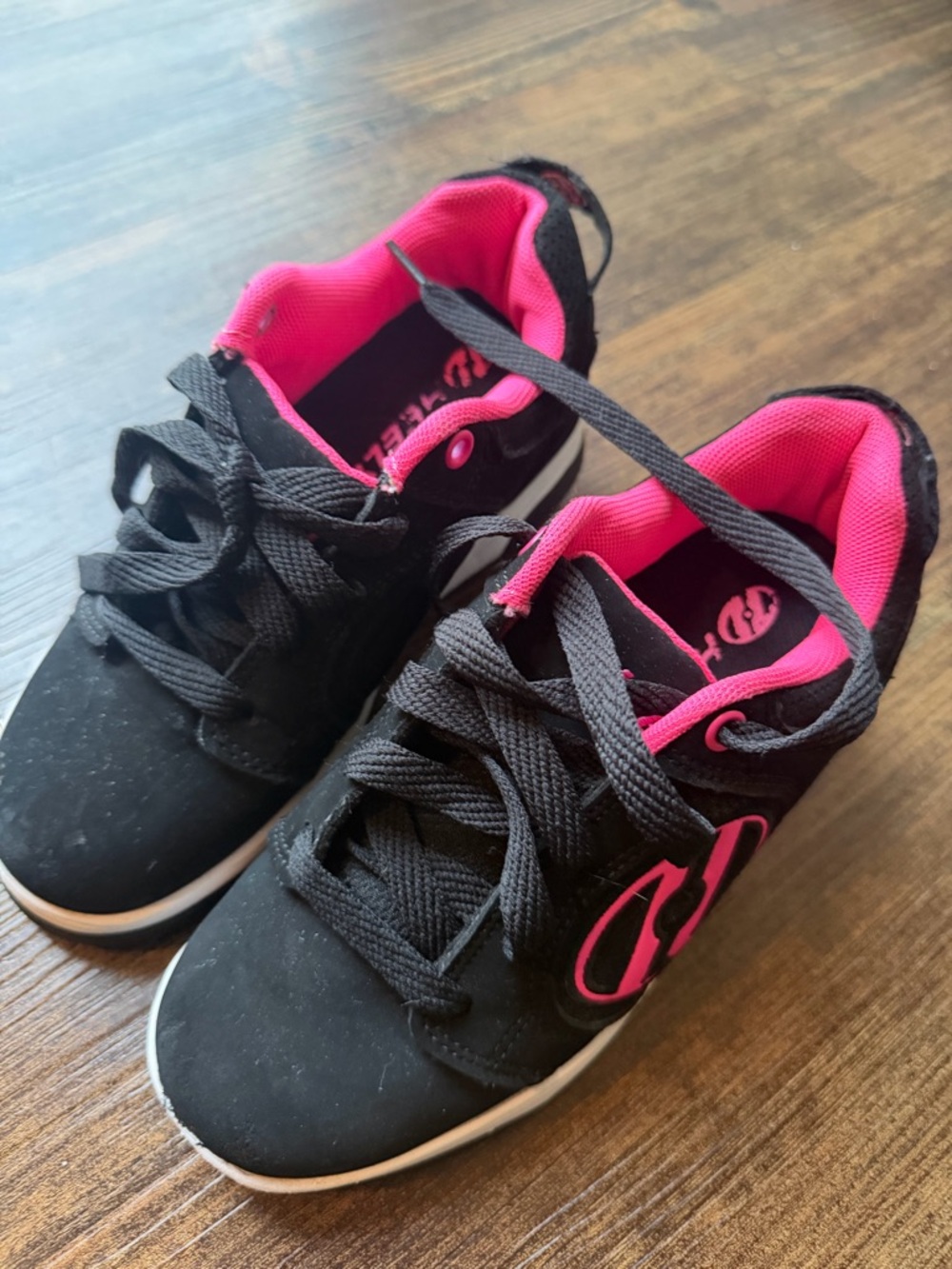 Heelys Black and Hot Pink Kid’s Skate Sneakers